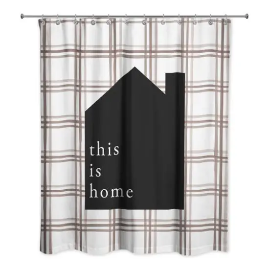 This is Home Shower Curtain {1}