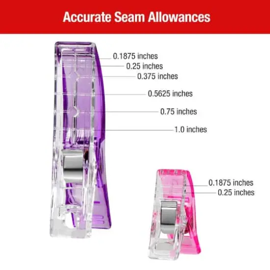 SINGER® Mixed Fabric Clips for Crafts, Sewing & Quilting, 72ct. {7}