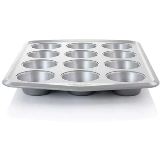 Martha Stewart Gray 12 Cup Nonstick Carbon Steel Muffin Pan {8}