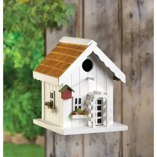 9" Cheerful Happy Home Birdhouse {3}