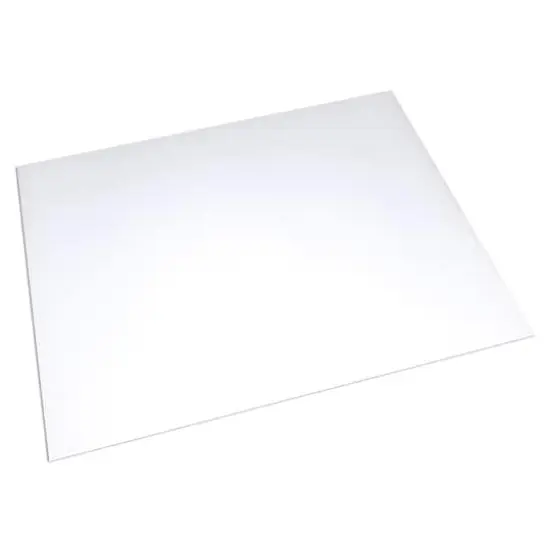 UCreate&reg; 22" x 28" White Poster Board, 50 Sheets {1}