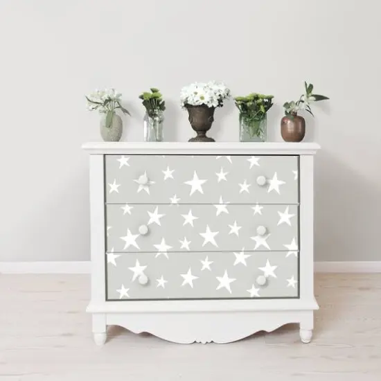 NuWallpaper Stardust Gray Peel & Stick Wallpaper {4}