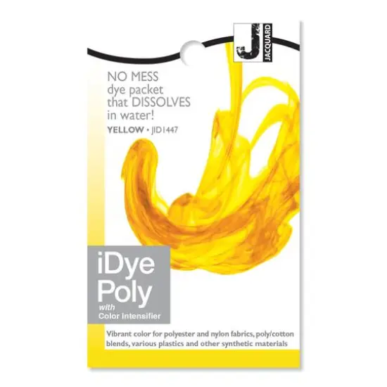 Jacquard Synthetic Fabric iDye, 14g Yellow {1}