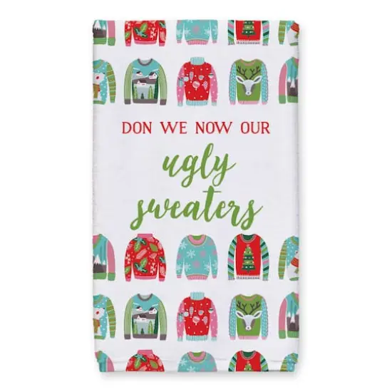 Don Our Ugly Sweaters Tea Towels - Set of 2 {3}