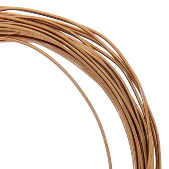 John Bead 18 Gauge Aluminum Jewelry Wire, 30ft. Copper {1}