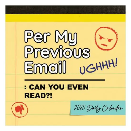 TF Publishing 2025 Per My Previous Email Daily Desktop Calendar {1}