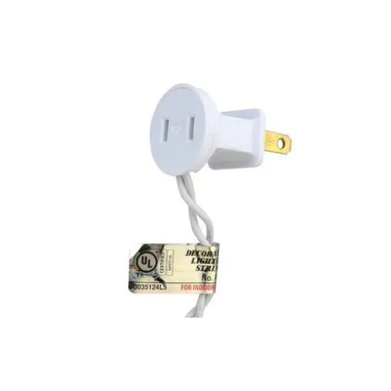 6ft. Pre-Lit White Cascade Twig Artificial Christmas Tree, Multicolor Lights {5}