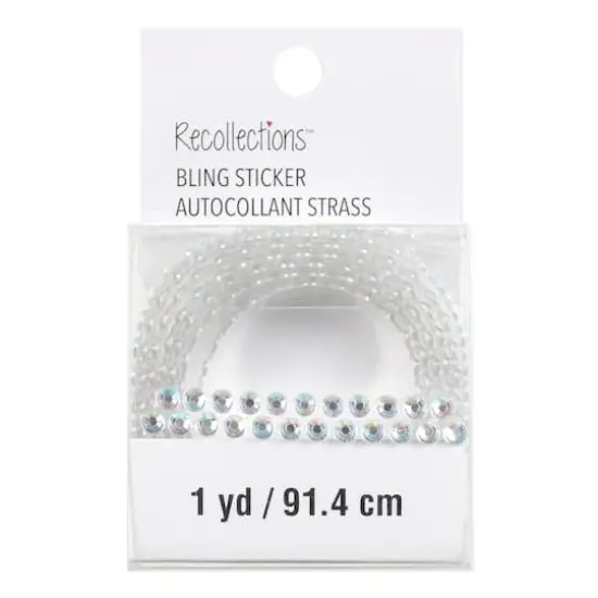 Bling on a Roll&trade; Double Row Rhinestones by Recollections&trade; Iridescent {5}