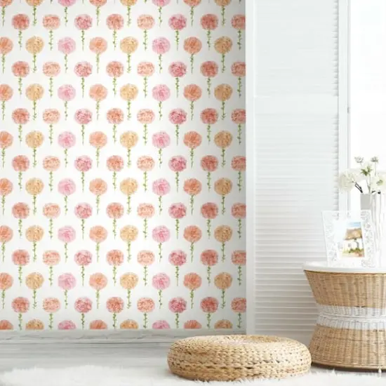 RoomMates Mum Floral Peel & Stick Wallpaper Pink {5}