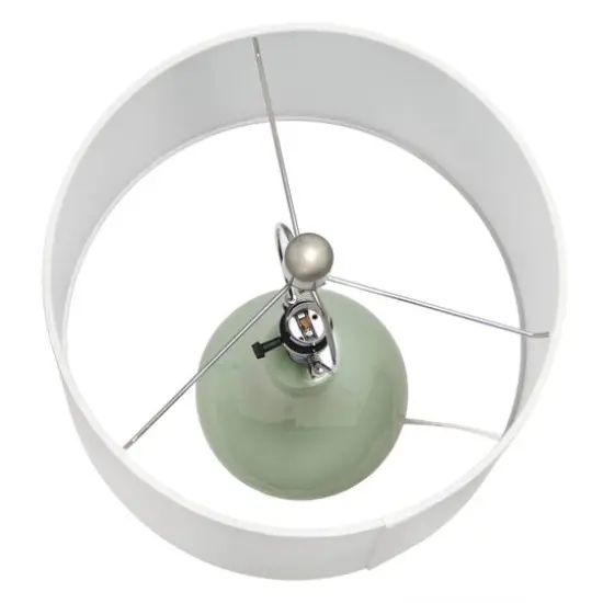 Lalia Home Classix Ceramic Droplet Table Lamp Sage Green {8}