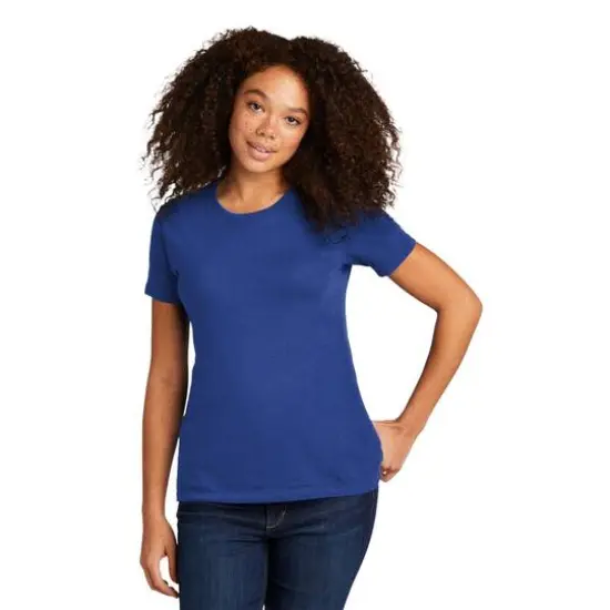 Next Level Colors Women's Cotton Boyfriend T-Shirt Royal {4}