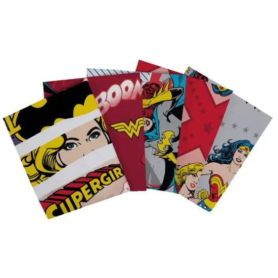 Camelot Fabrics DC Comics Heroines Cotton Bundle, 4ct. {3}