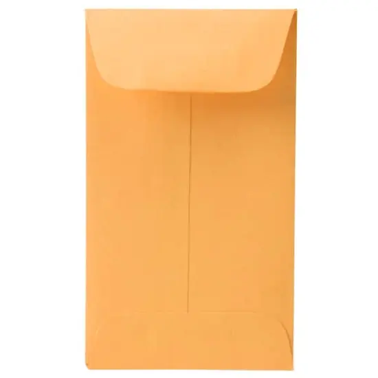 JAM Paper 2.5" x 4.25" Brown Kraft Manila Coin Envelopes, 100ct. {1}