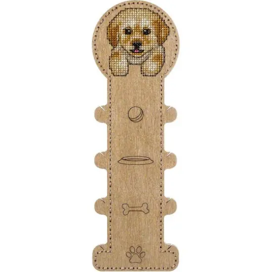 Wonderland Crafts Dog Embroidery Blank Wood Organizer {4}
