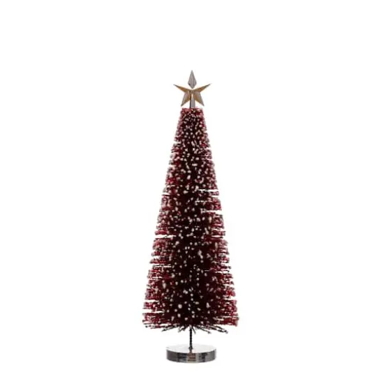 Star Bottle Brush Tree Tabletop D&eacute;cor by Ashland&reg; Red {1}