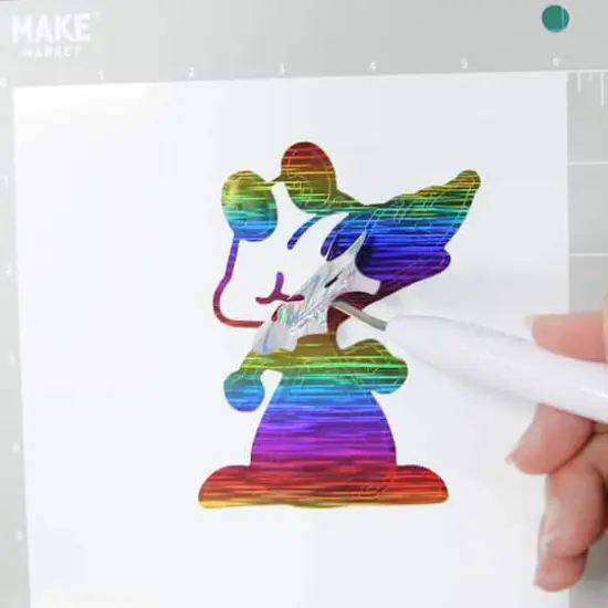 Holographic Permanent Vinyl by Make Market&reg; Rainbow {4}