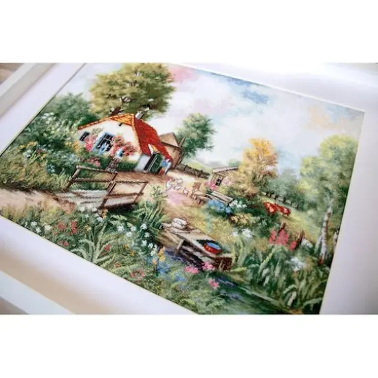 Luca-s Village Landscape Counted Cross Stitch Kit {5}