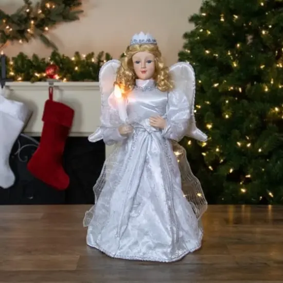 24" Lighted Standing Animated Angel Musical Christmas Figure {3}