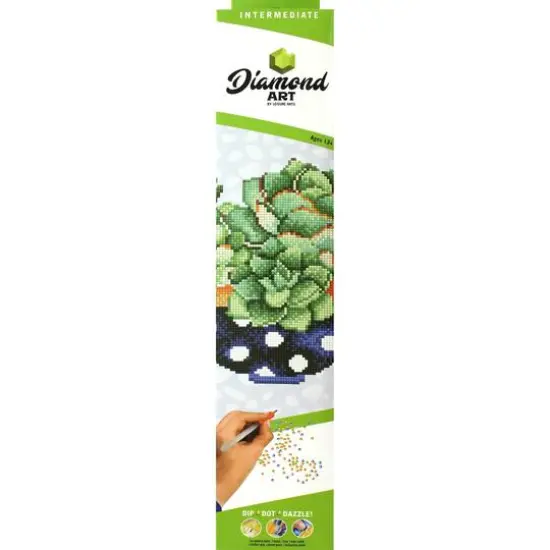 Diamond Art Intermediate Succulent Bowl Kit {3}