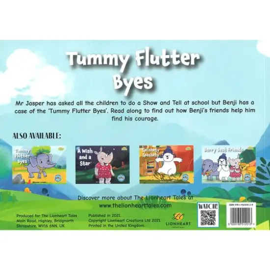 Manuscript Lionheart Tummy Flutter Byes Story Book {3}