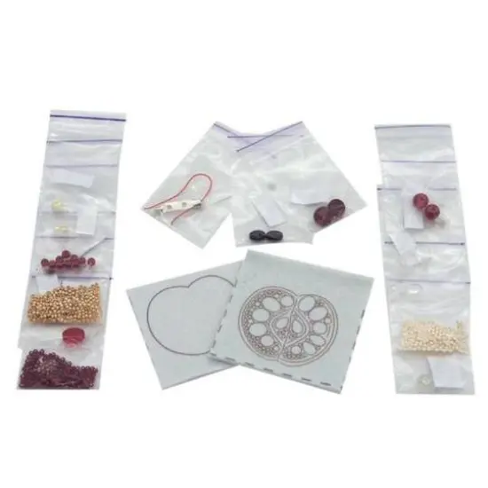 Crystal Art Beadwork Kit For Creating Brooch Red Apple {7}