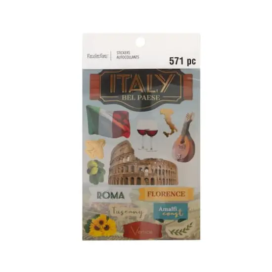 Italy Sticker Book by Recollections&trade; {1}
