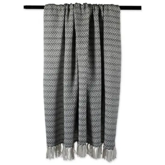 DII&reg; Mineral Herringbone Chevron Throw {5}
