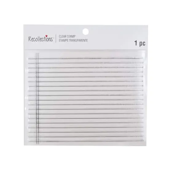 Notebook Paper Clear Stamp by Recollections&trade; {3}