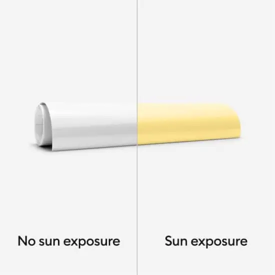 Cricut&reg; UV-Activated Color-Changing Iron-On White/Pastel Yellow {4}