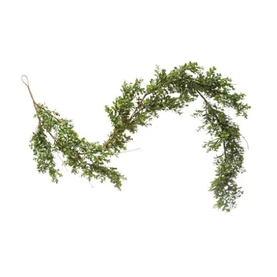 Hello Honey&reg; 6ft. Faux Boxwood Garland {1}