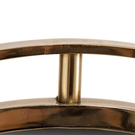 Glitzhome&reg; 24" Deluxe Round Gold Mirror {8}