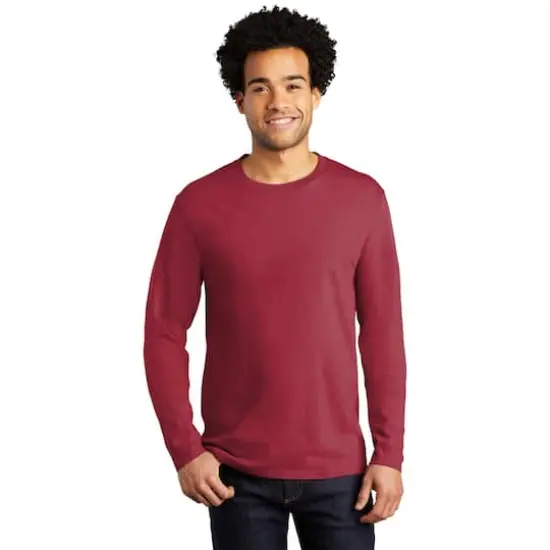 Port & Company&reg; Long Sleeve Bouncer T-Shirt Rich Red {3}