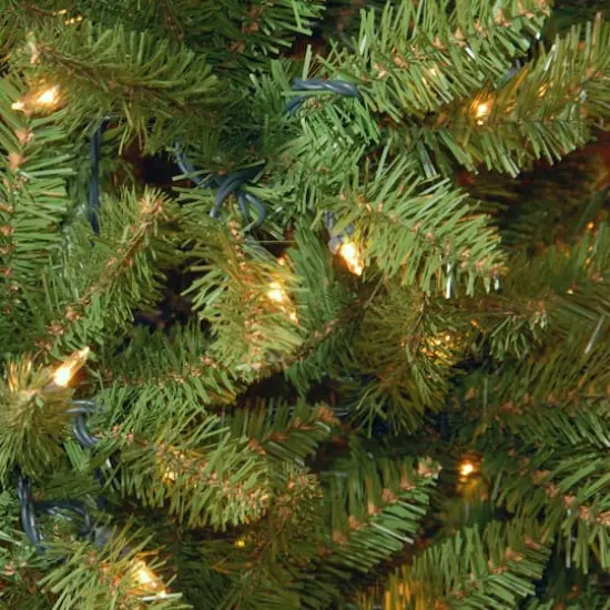 14 ft. Pre-Lit Kingswood&trade; Fir Pencil Artificial Christmas Tree, Clear Lights {4}