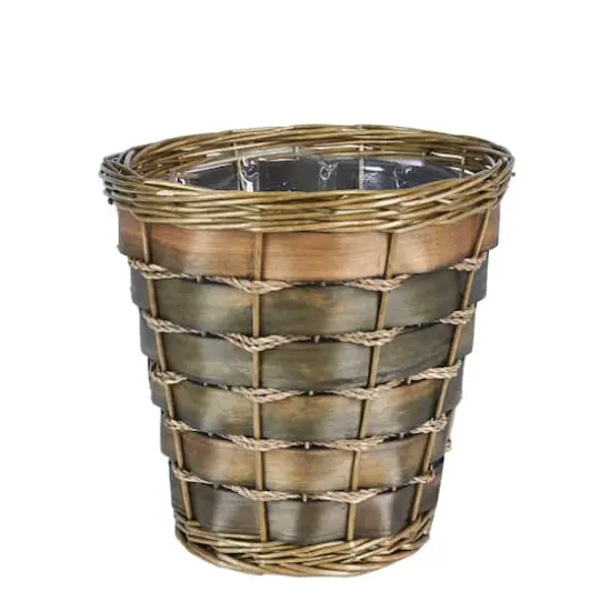 Household Essentials Haven Wicker Waste Basket {1}
