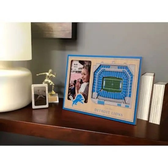 NFL 3D StadiumViews Picture Frame Detroit Lions {4}