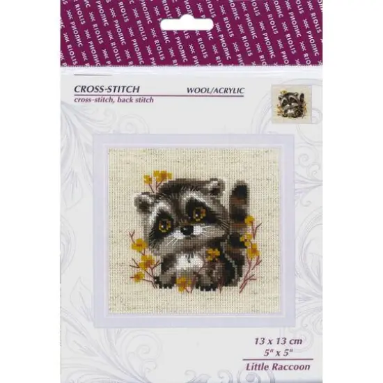 RIOLIS Little Raccoon Cross Stitch Kit {1}