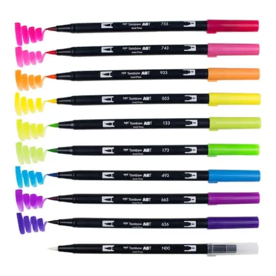 Tombow Bright Dual Brush Pens {3}