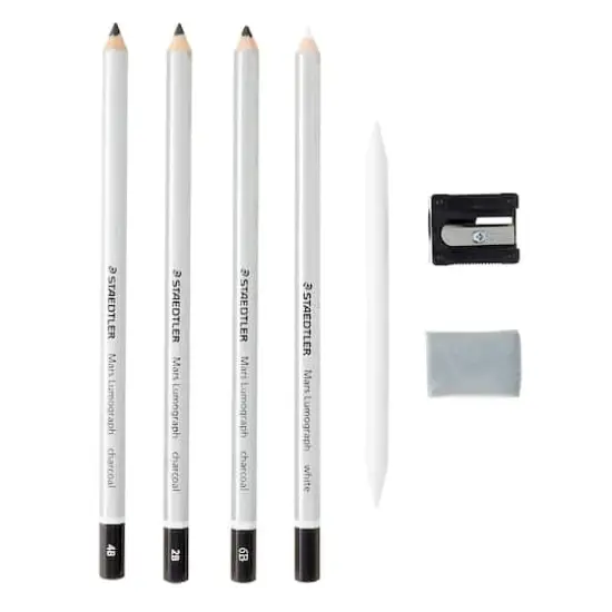Staedtler&reg; Mars&reg; Lumograph&reg; Charcoal Sketching Set, 7pc {1}