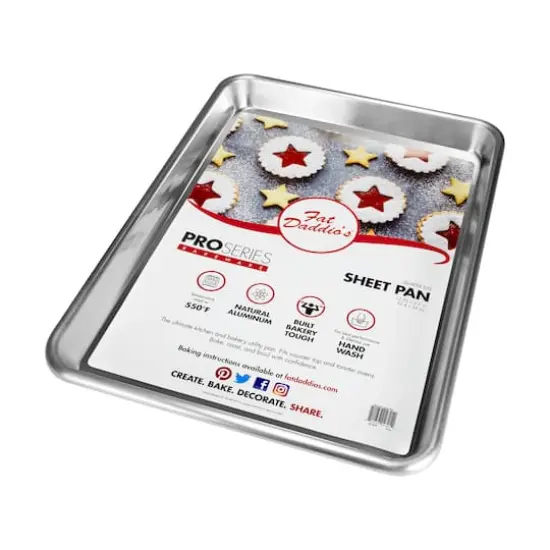 Fat Daddio's&reg; ProSeries 9.5" x 13" Sheet Pan {4}