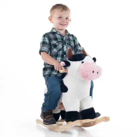 Toy Time Ride-On Rocking Toy Cow {3}