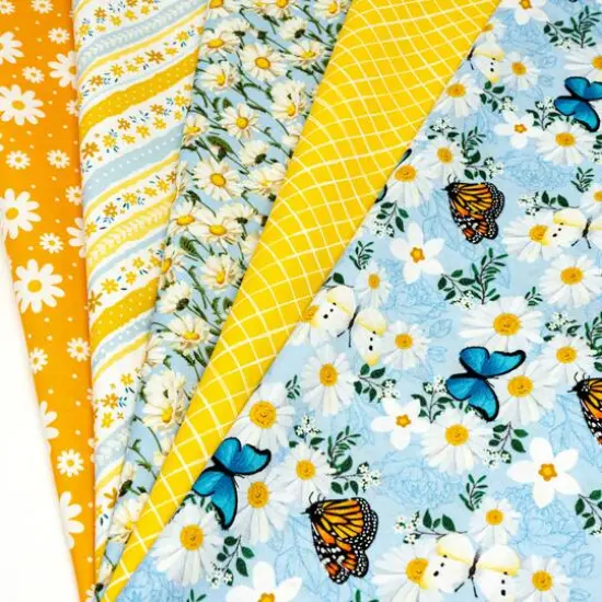 SINGER Daisy Daydream 100% Cotton 5 Piece Bundle {3}