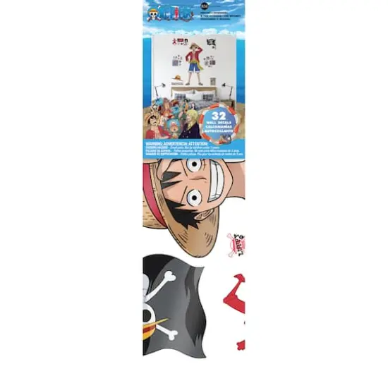 RoomMates One Piece Luffy Giant Peel & Stick Wall Decals {8}