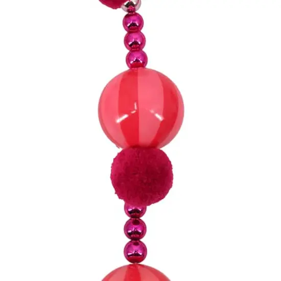 6ft. Pink Candy Pom Pom Garland by Ashland® {3}