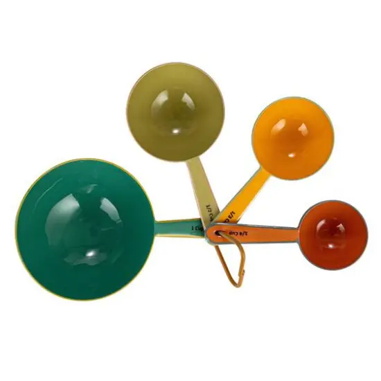 Hello Honey&reg; Multicolor Enameled Stainless Steel Measuring Spoon Set {10}