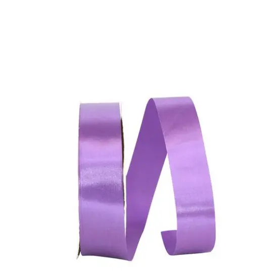 JAM Paper 3/8" x 100yd. Single Face Satin Allure Ribbon Amethyst {1}