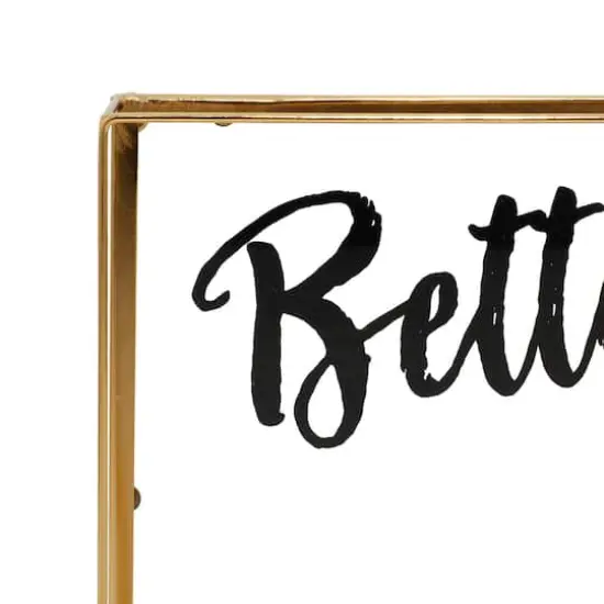 10" Gold Contemporary Better Together D&eacute;cor Sign {4}