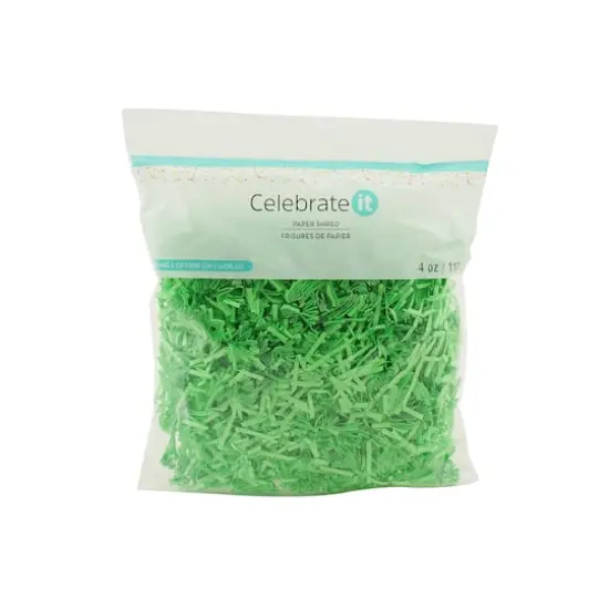 Paper Shred by Celebrate It&trade;, 4oz. Green {4}
