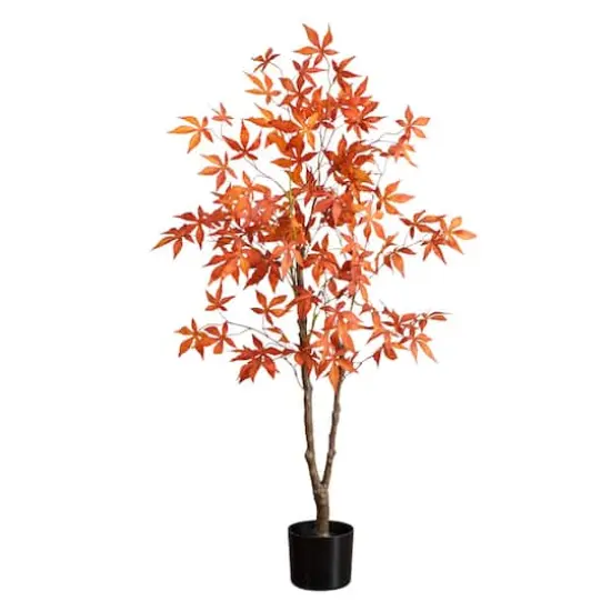 4ft. Autumn Japanese Maple Artificial Fall Tree {1}