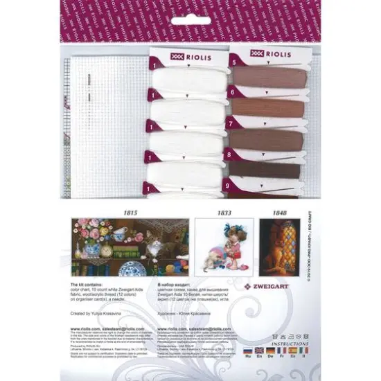 RIOLIS Meow-Zen Cross Stitch Kit {3}