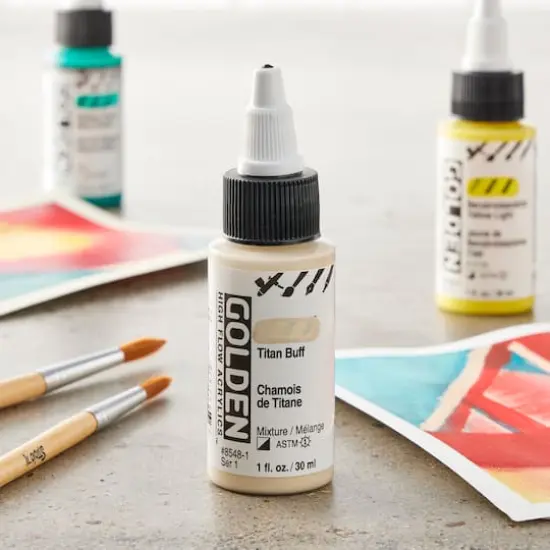 Golden&reg; High Flow Acrylics, 1oz. Titan Buff {3}
